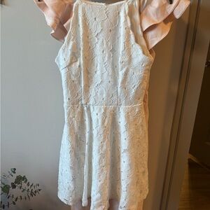 Elegant White Lace Dress
